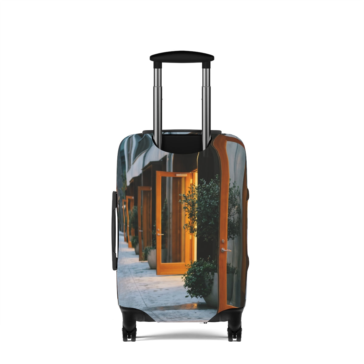 Luggage Cover - Twilight Promenade Guard | Echovira Gallery
