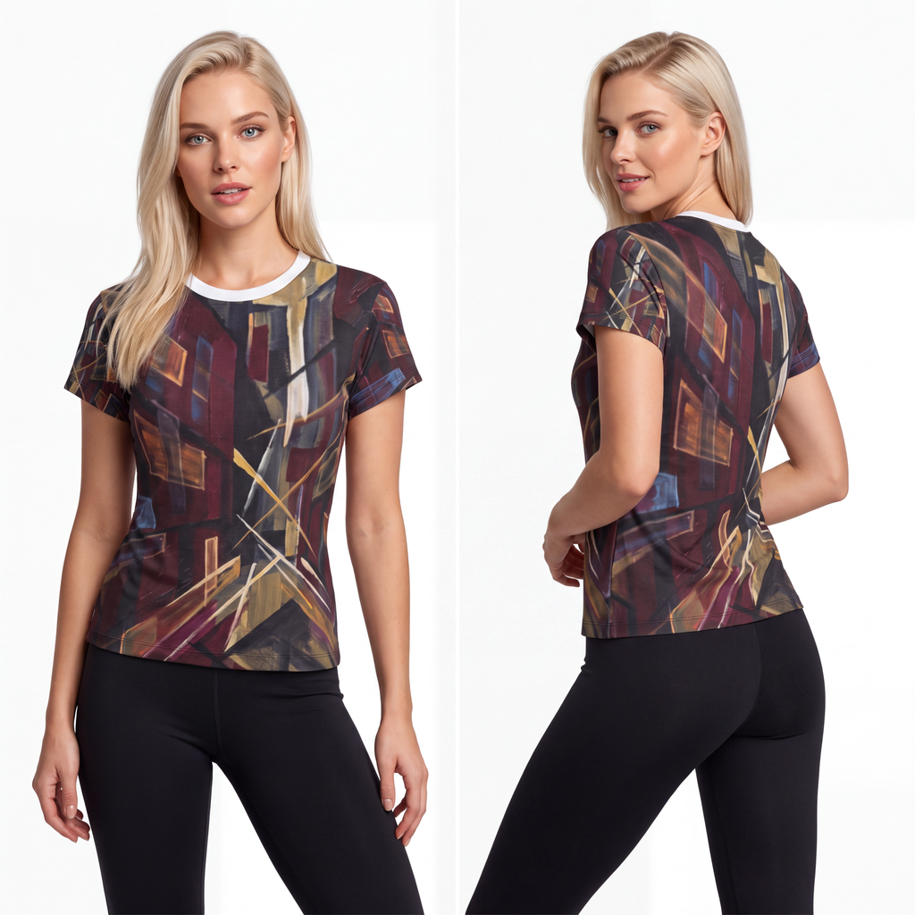 Women's Cut & Sew Tee - Urban Perspective | Echovira Gallery