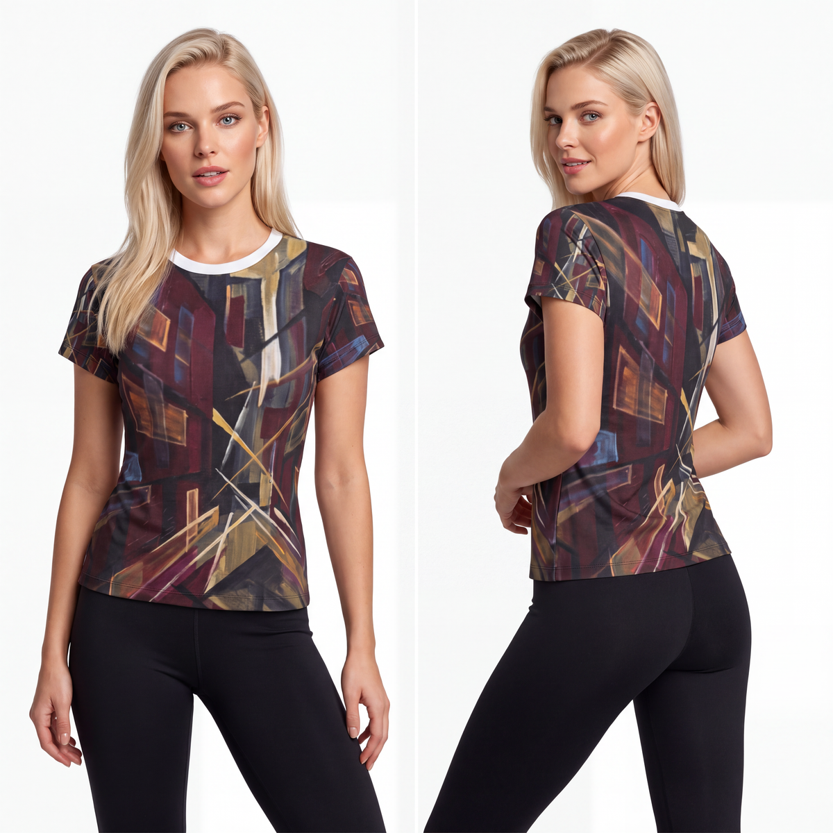 Women's Cut & Sew Tee - Urban Perspective | Echovira Gallery