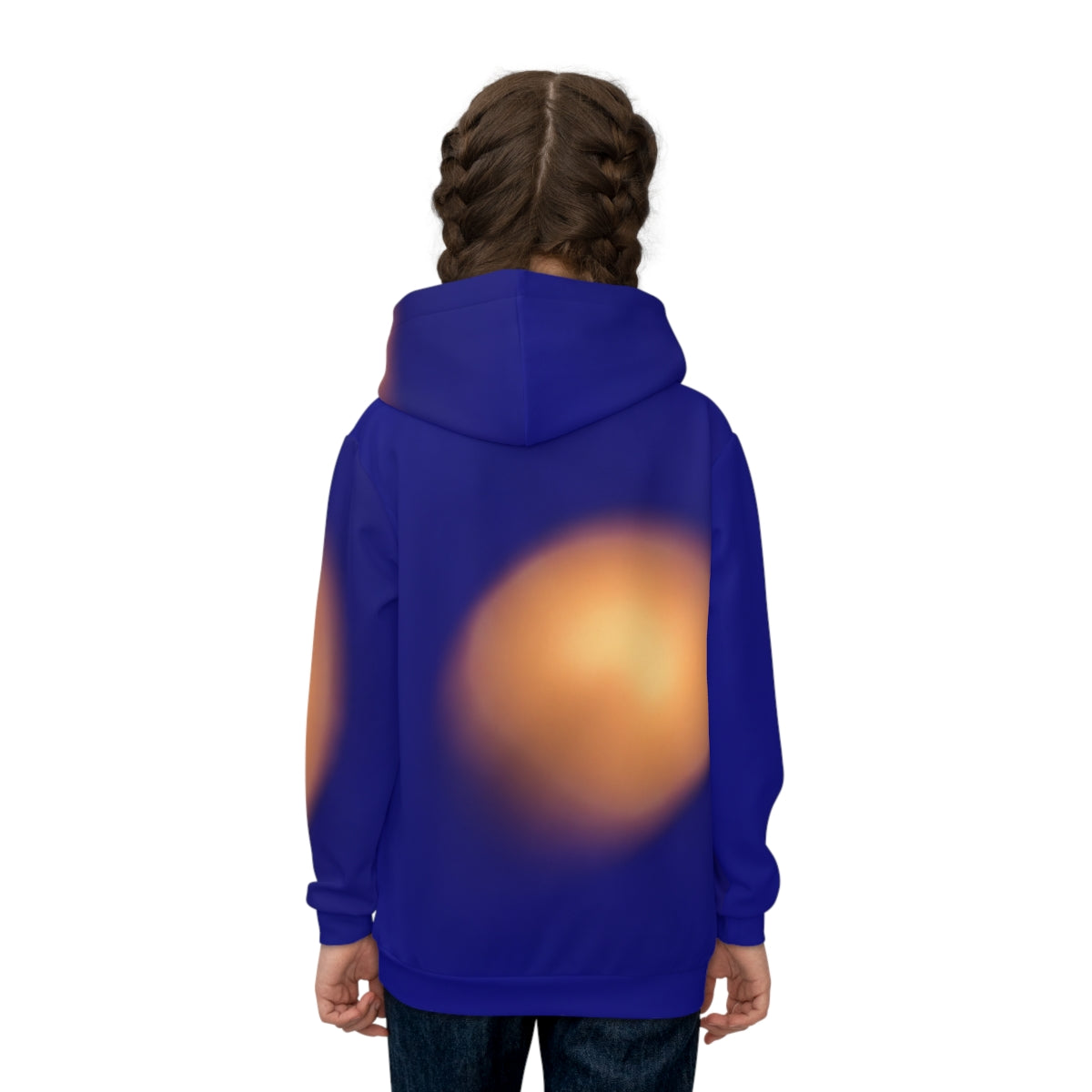 Children's Hoodie with Glowing Cobalt Orb