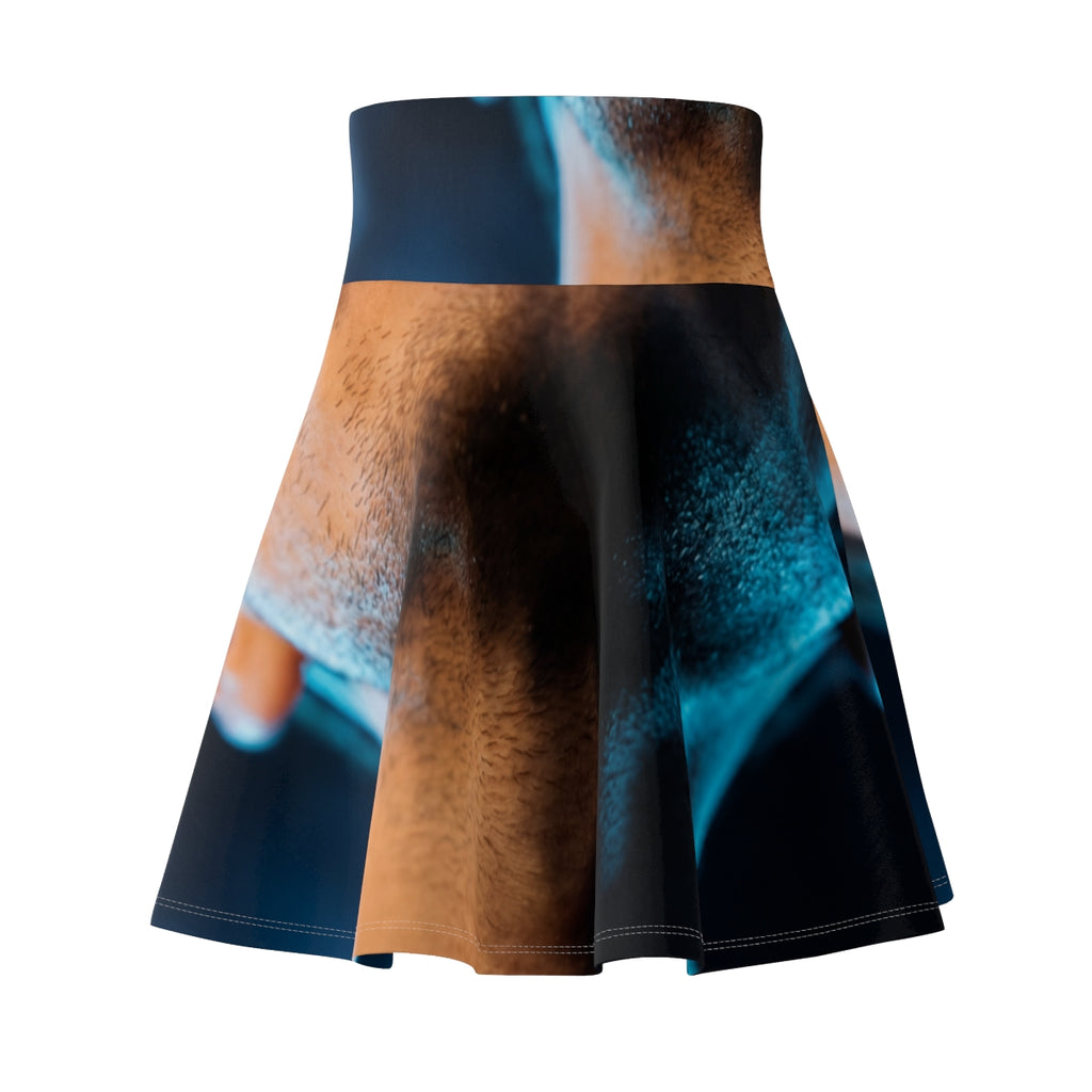 Women's Skater Skirt - Neon Horizon Portrait | Echovira...