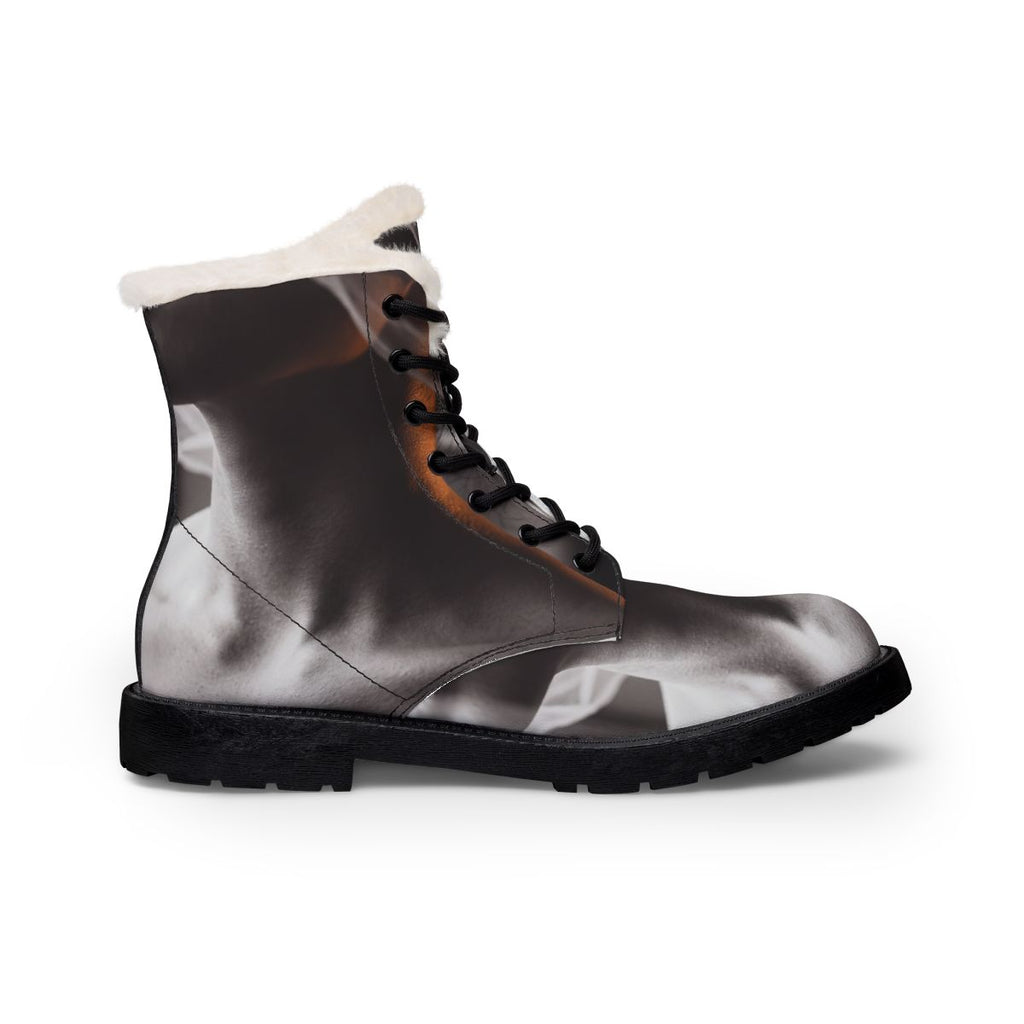 Men's Fur and Leather Boots - Veiled Step | Echovira Gallery