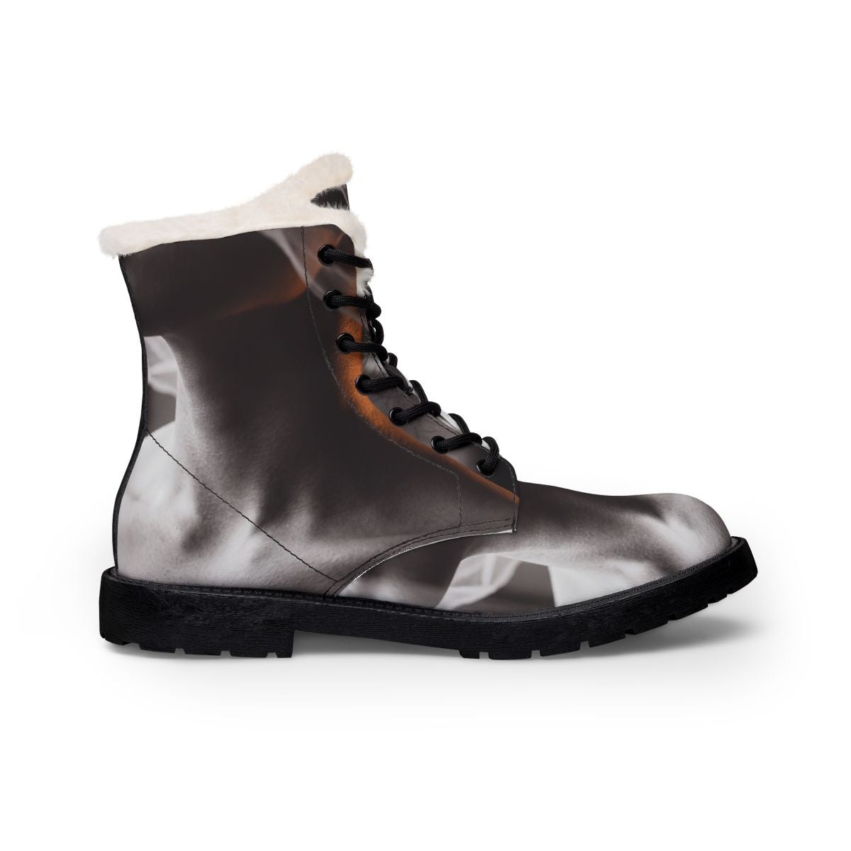Men's Fur and Leather Boots - Veiled Step | Echovira Gallery