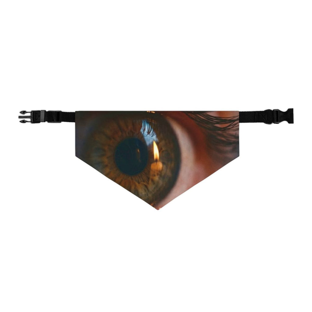 Pet Bandana Collar - Amber Iris Reflection Fine Art Print |...