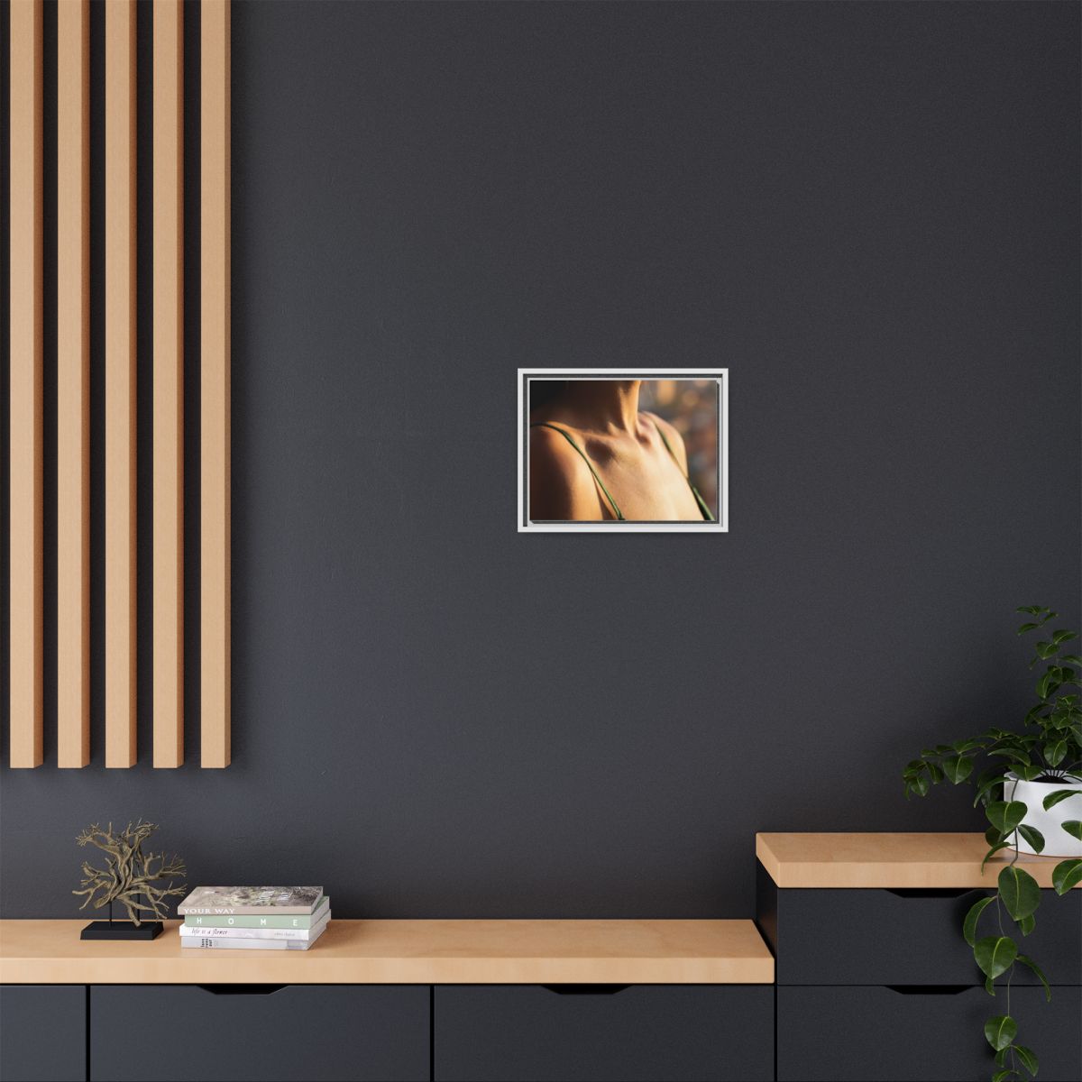 Framed Matte Canvas - Sunlit Muse