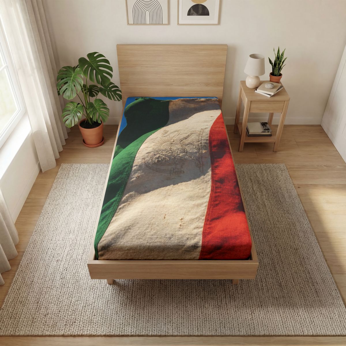 Fitted Sheet - Vintage Flag