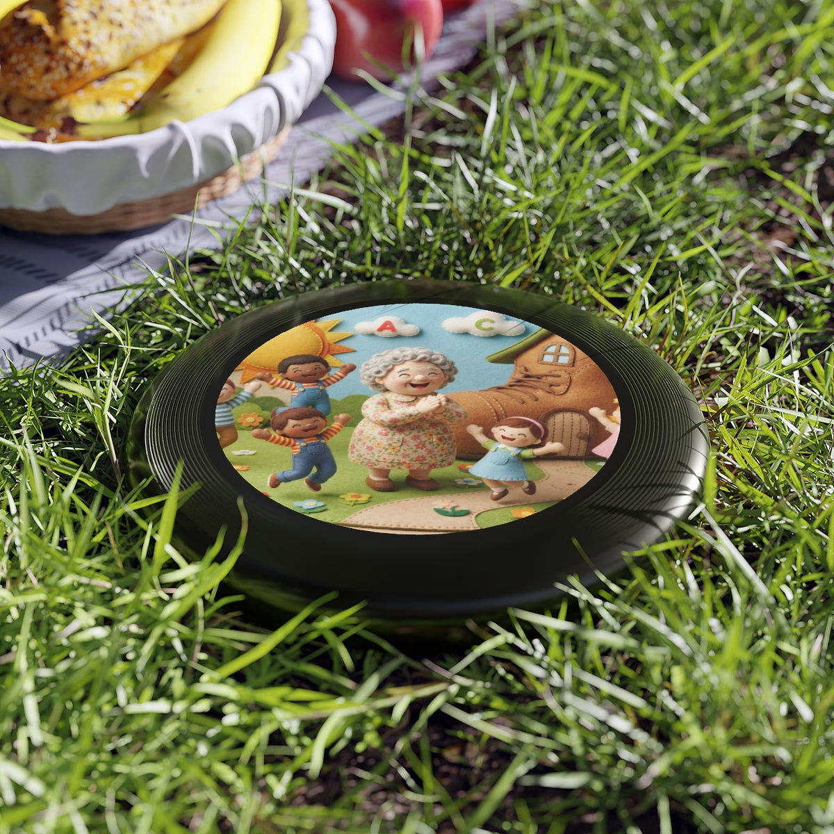 Wham-O Frisbee - Whimsical Storybook Felt Shoe House Art |...