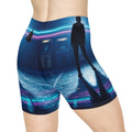 Women's Biker Shorts - Neon Arcade | Echovira Gallery