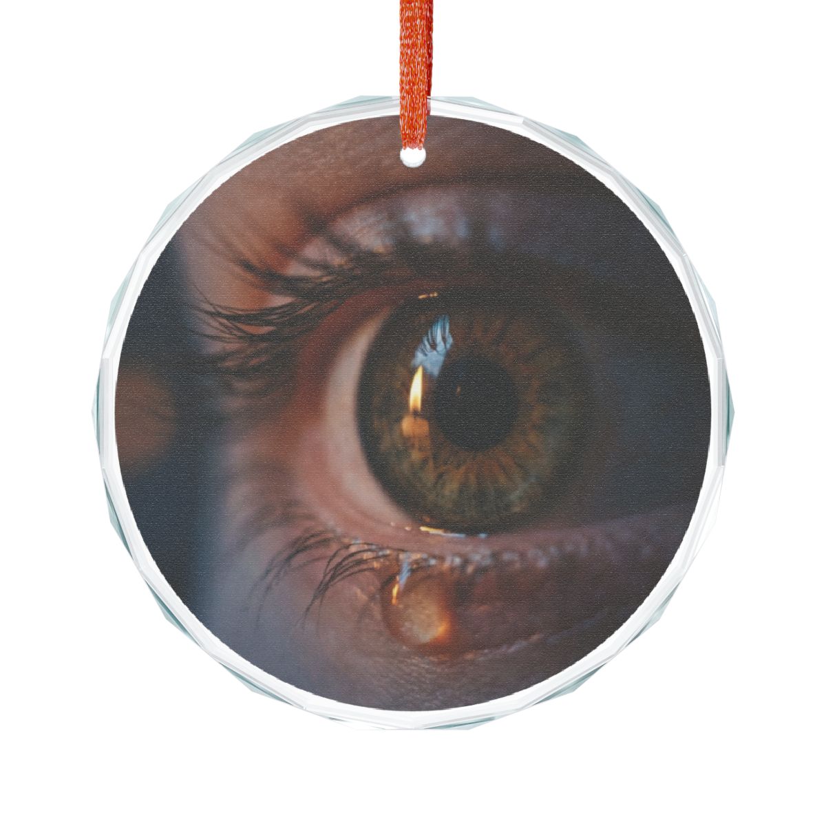 Crystal Glass Ornament - Luminous Tear