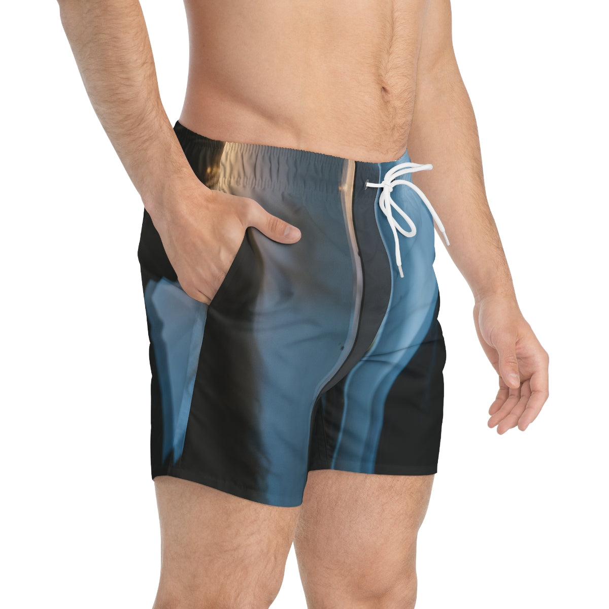 Midnight Reflections Swim Trunks - Moody Pool Style |...