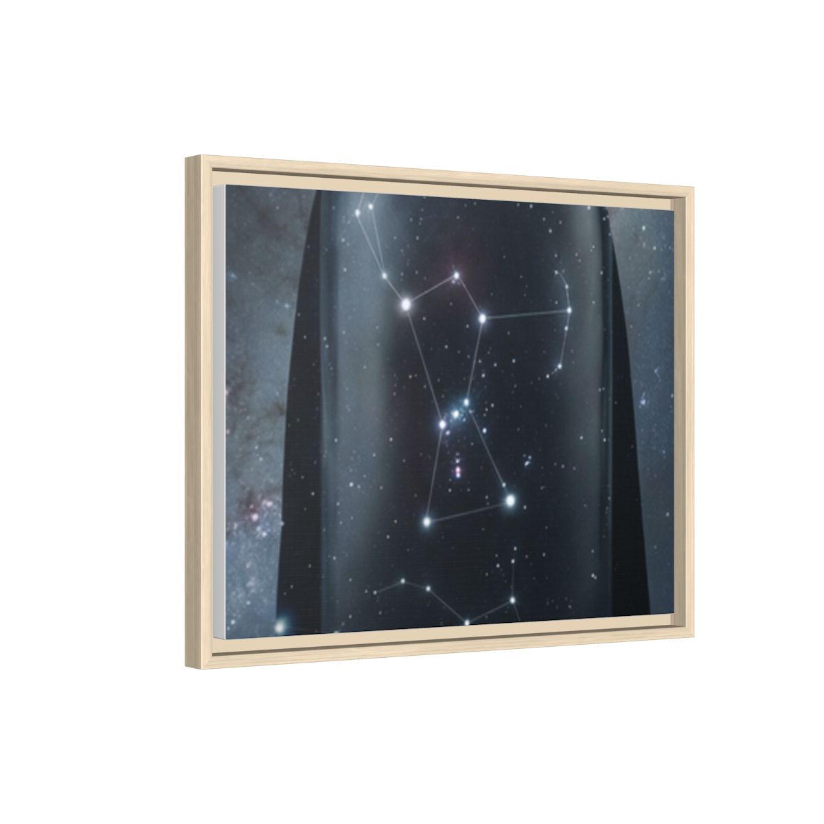 Framed Matte Canvas - Cosmic Sentinel — Natural / 1.25" (10×8, 12×9, 14×11, 16×12, 20×10, 18×12, 20×16, 24×16, 24×18, 36×12, 24×20, 32×16, 30×20, 30×24, 32×24, 48×16, 36×24, 48×24, 40×30, 60×20, 48×32, 60×30 & 60×40)