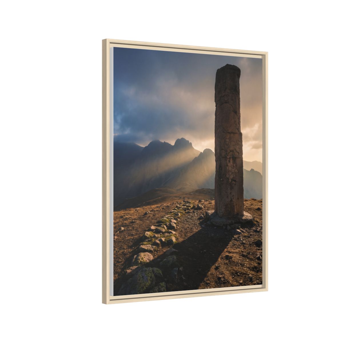Framed Matte Canvas - Sun Peak