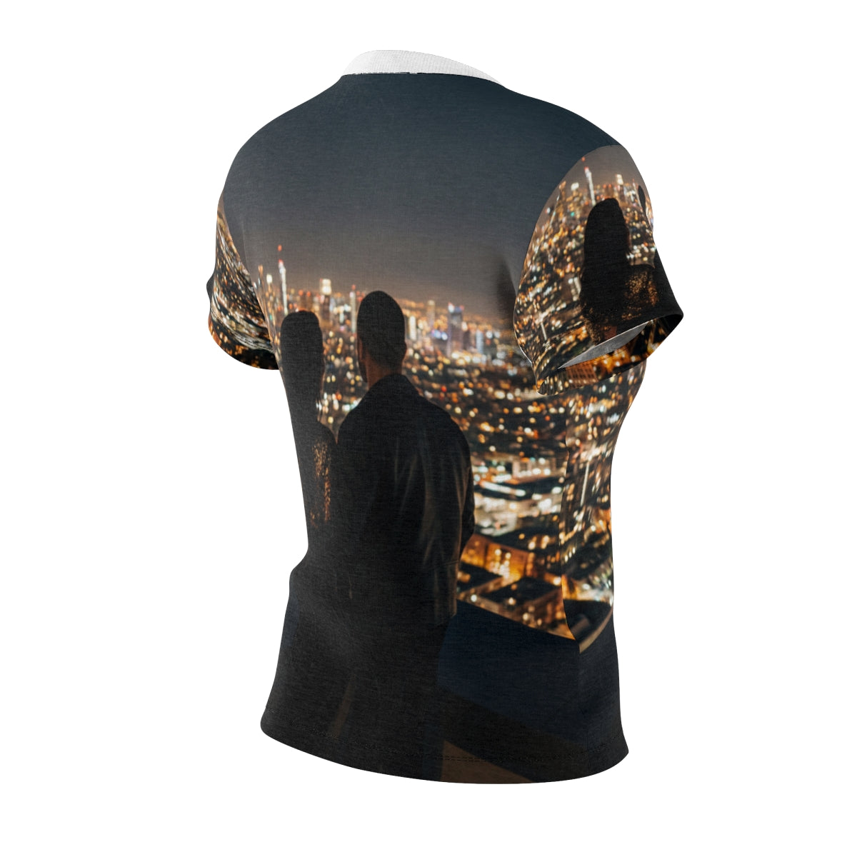 Women's Cut & Sew Tee - Midnight Skyline | Echovira Gallery