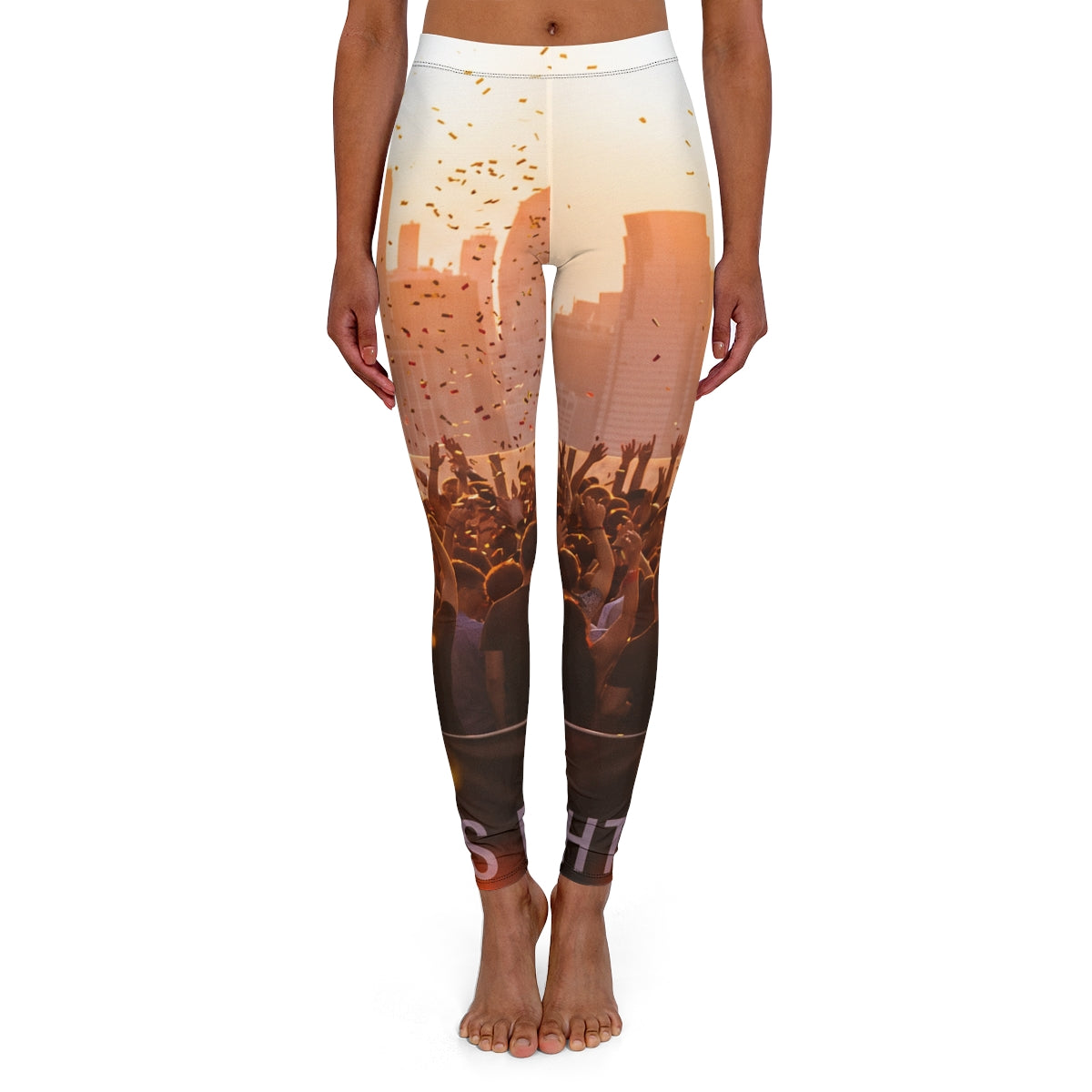 Women's Casual Spandex Leggings - City Lights | Echovira...