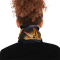 Women's Neck Gaiter with Vintage Brass Sundial