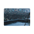 Pet Food Mat 12x18 - Midnight Rain | Echovira Gallery