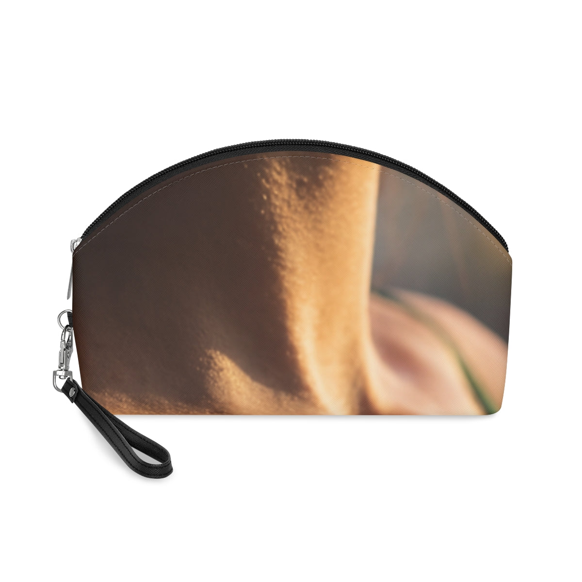 Golden Hour Makeup Bag - Emerald Sunset Clutch | Echovira...