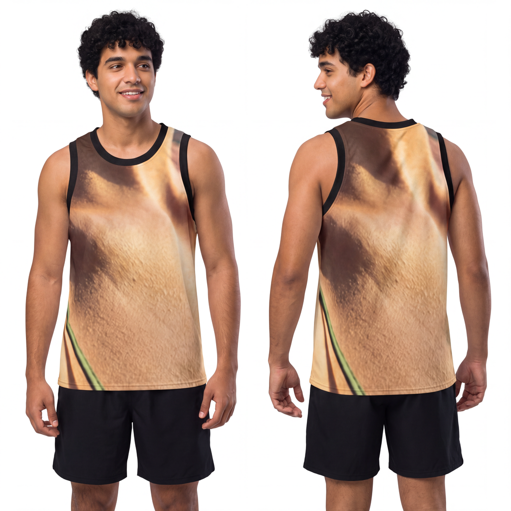 Men's Basketball Jersey - Sunset Silk Hoop | Echovira...