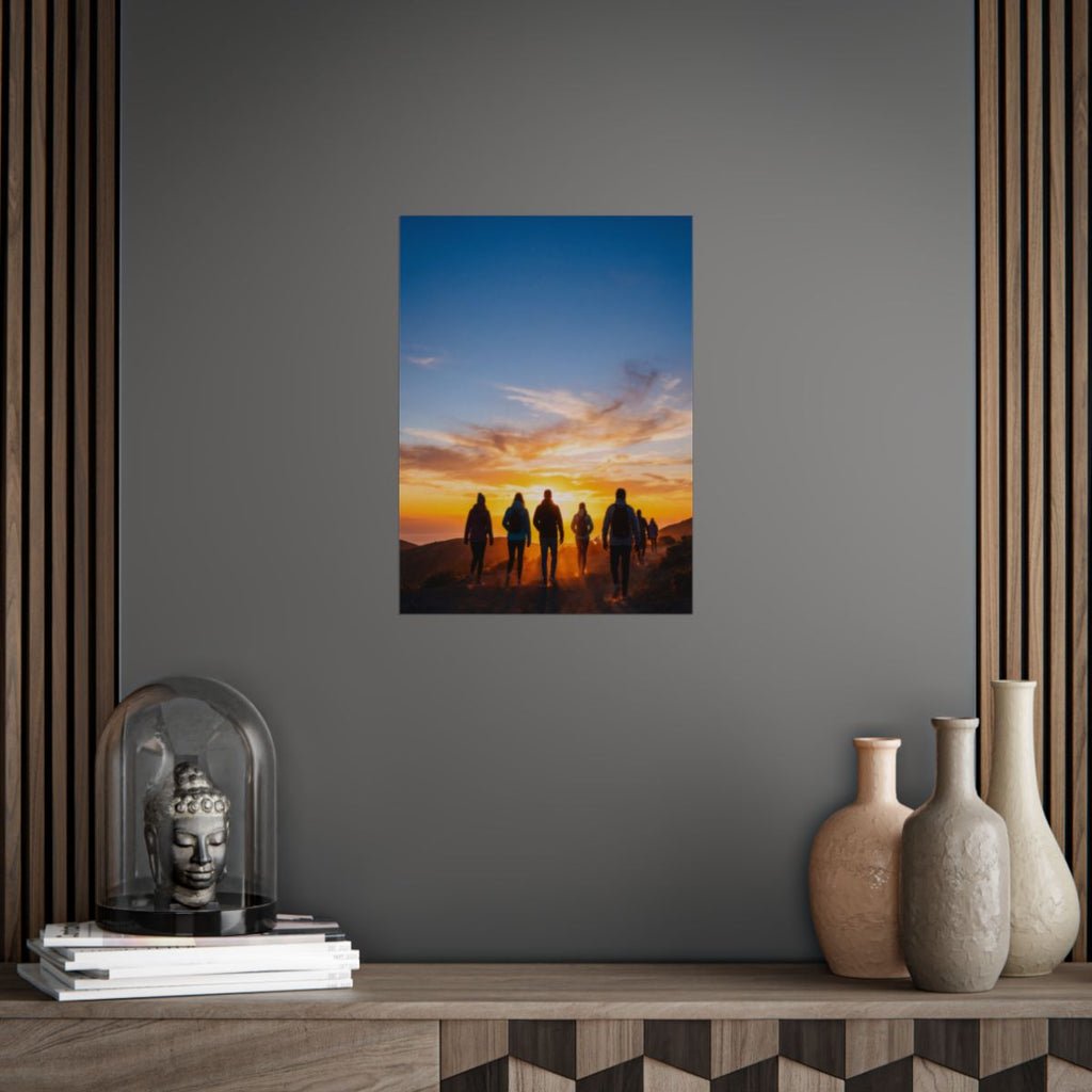 Unframed Posters - Sunrise Trail Journey