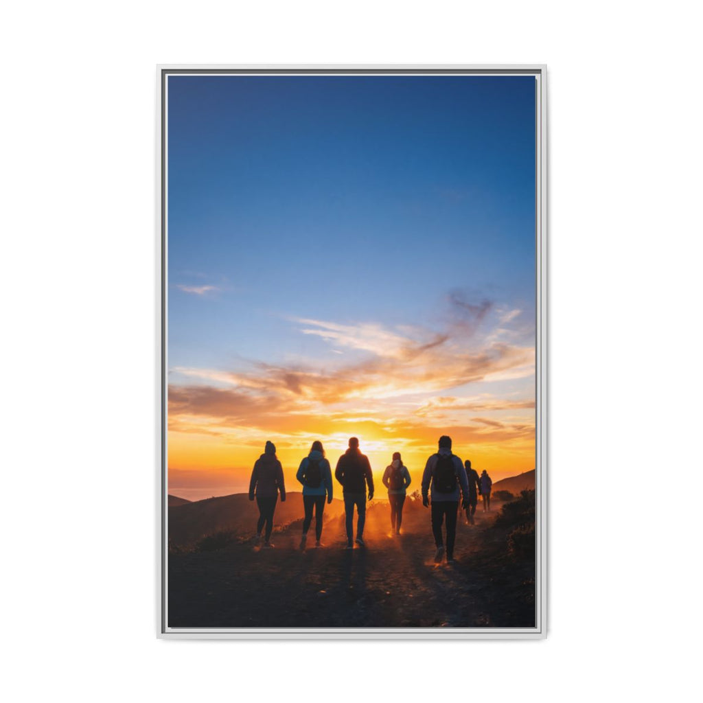 Matte Canvas, Framed - Epic Dawn Trek