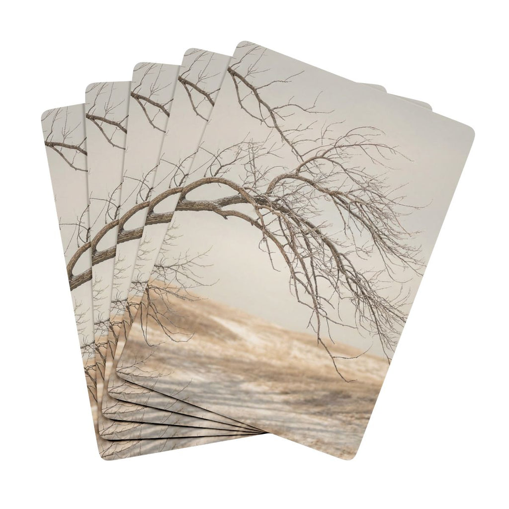 Poker Playing Cards - Winter Branch Solitude Landscape |...