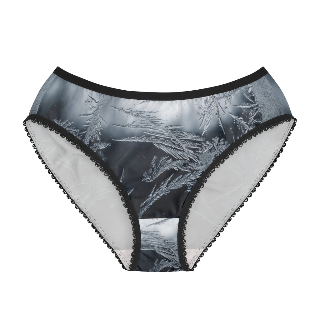 Women's Briefs with Frosted Winter Art