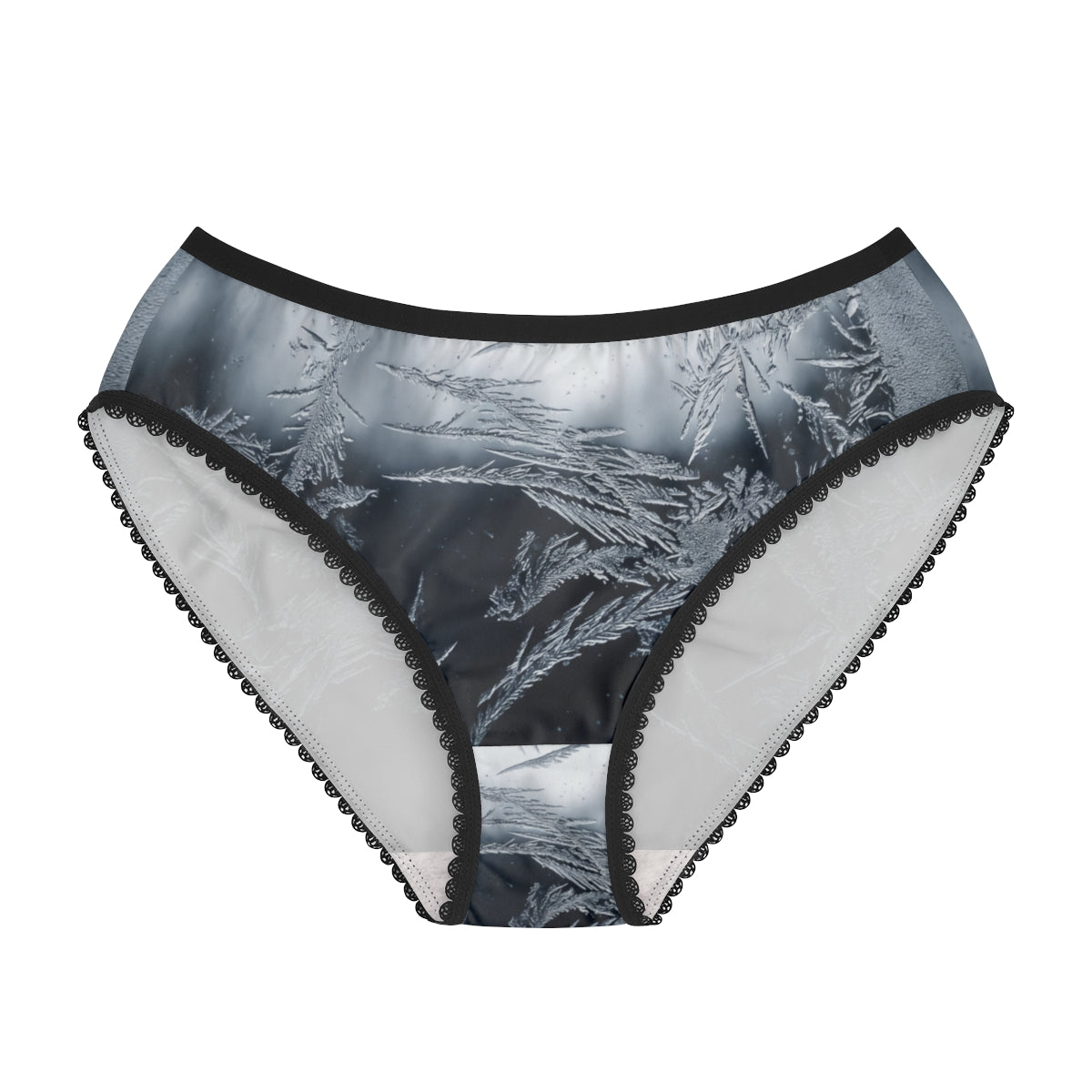 Women's Briefs with Frosted Winter Art