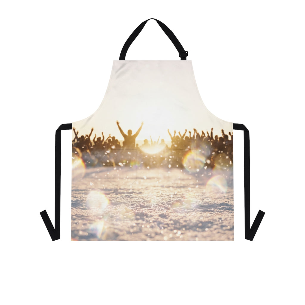 Golden Hour Crowd Celebration Apron