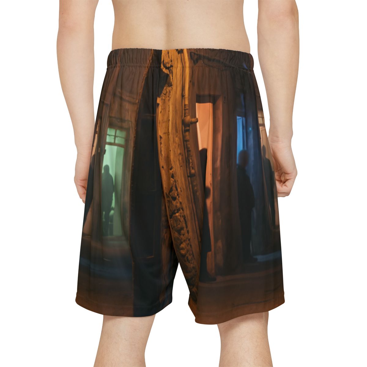 Men's Sports Shorts - Moody Street Style | Echovira Gallery