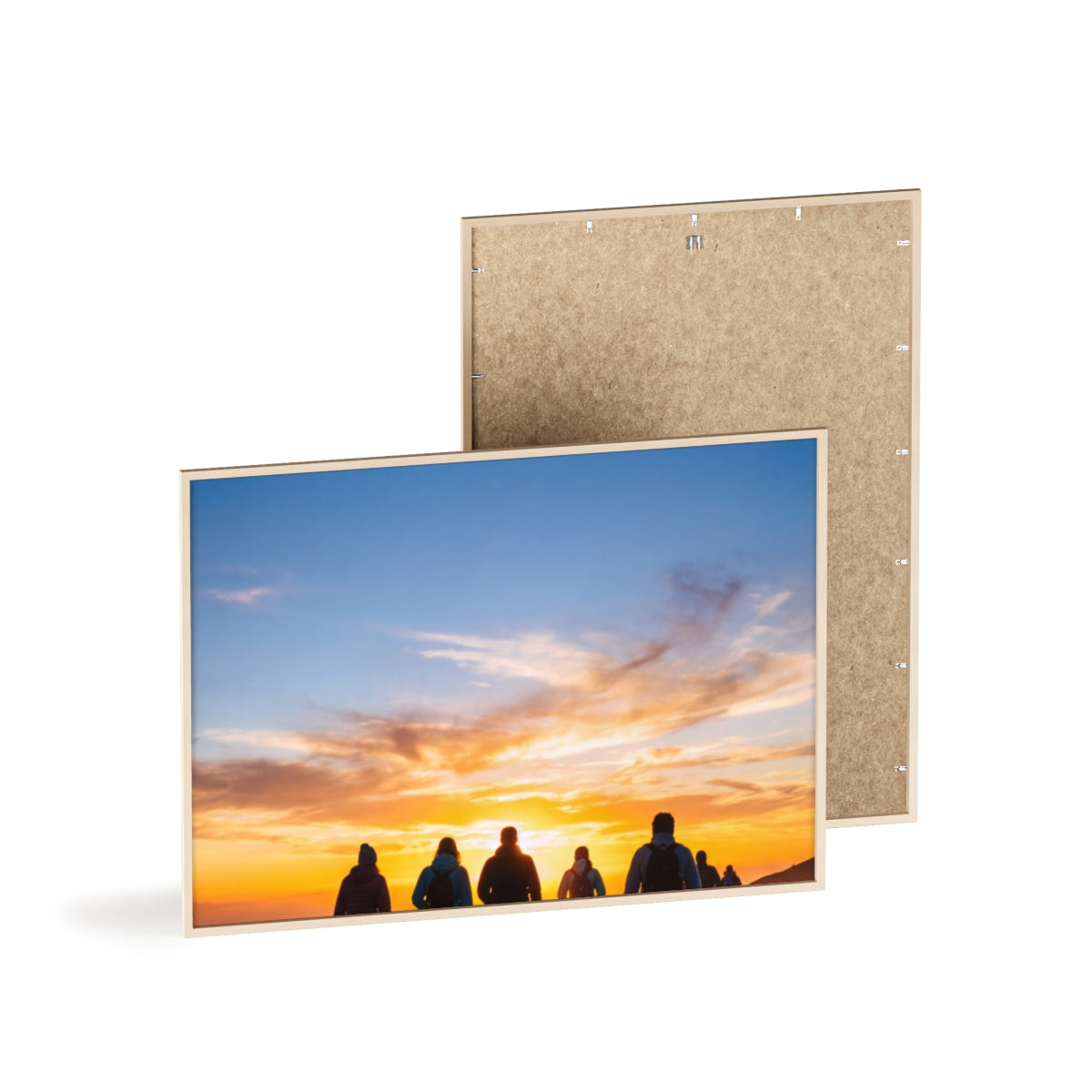 Posters with Wooden Frame - Sunrise Journey