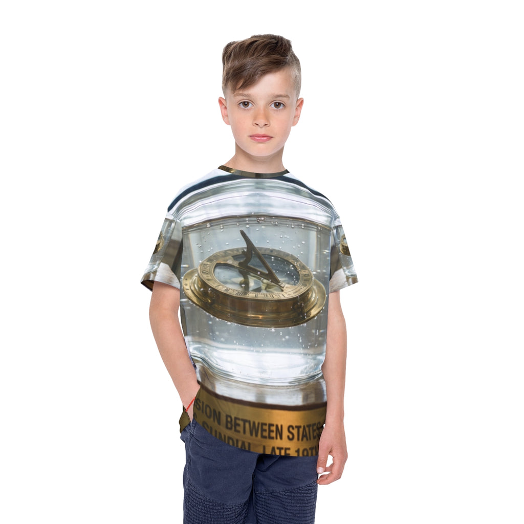 Kids Sports Jersey Brass Sundial Relic Art
