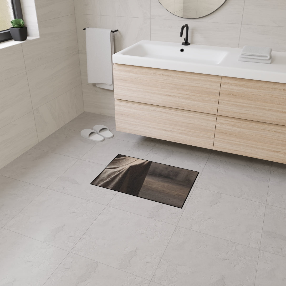 Heavy Duty Floor Mat - Minimalist Stillness