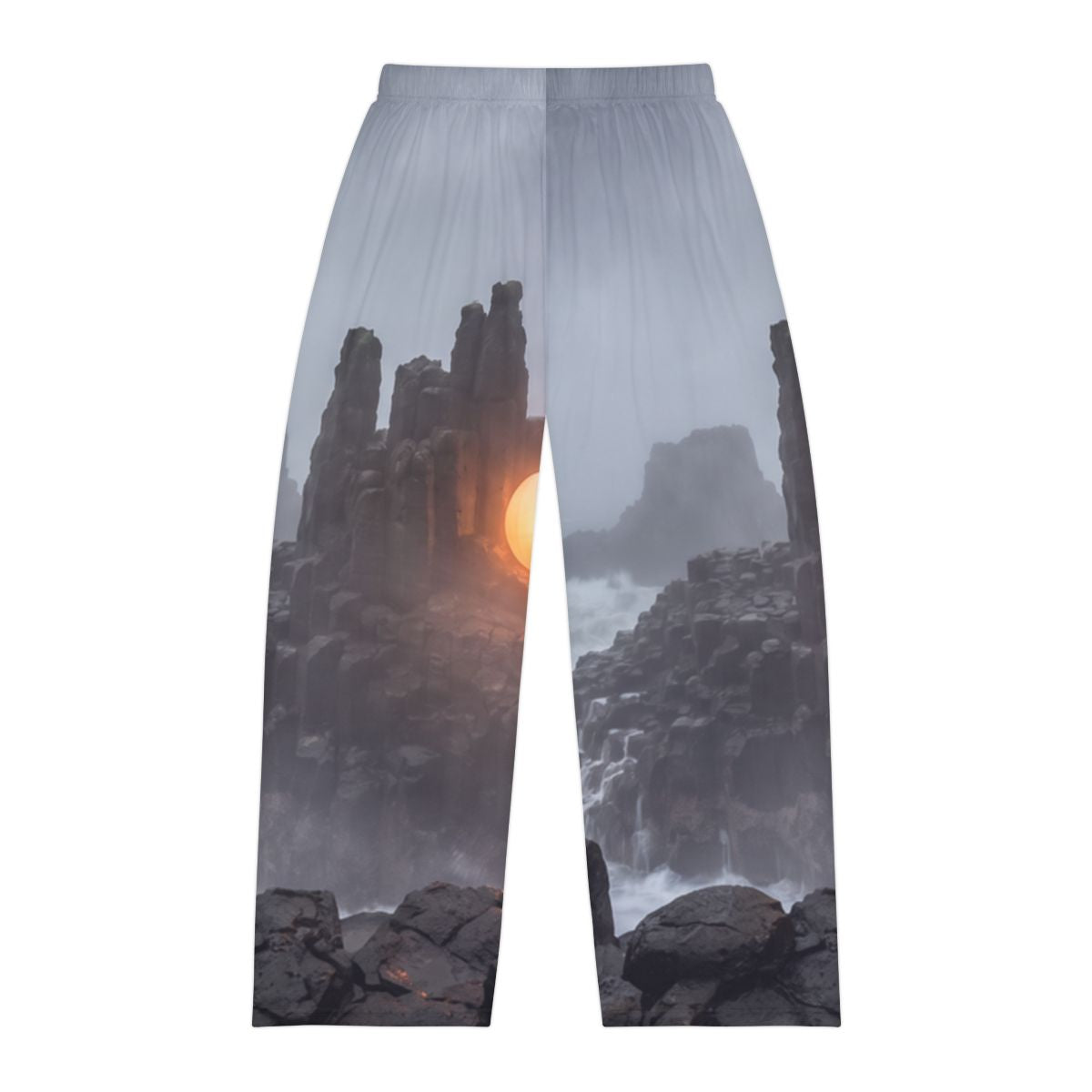 Men's Pajama Pants - Basalt Beacon Mist | Echovira Gallery