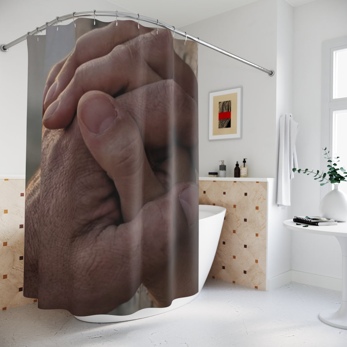 Shower Curtains - Sacred Vows Bathroom Decor | Echovira...