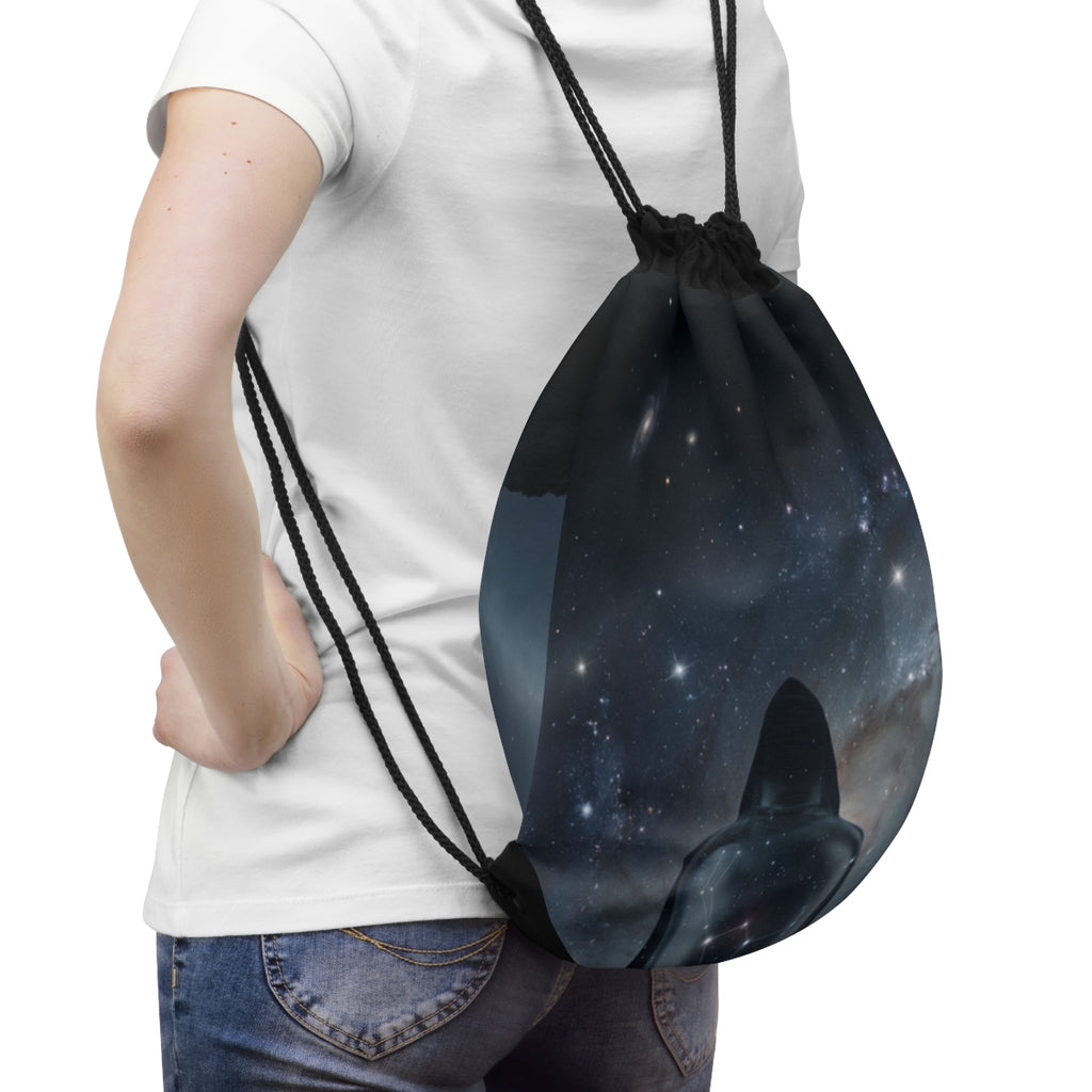 Drawstring Bag - Cosmic Sentinel Orion Constellation Art |...