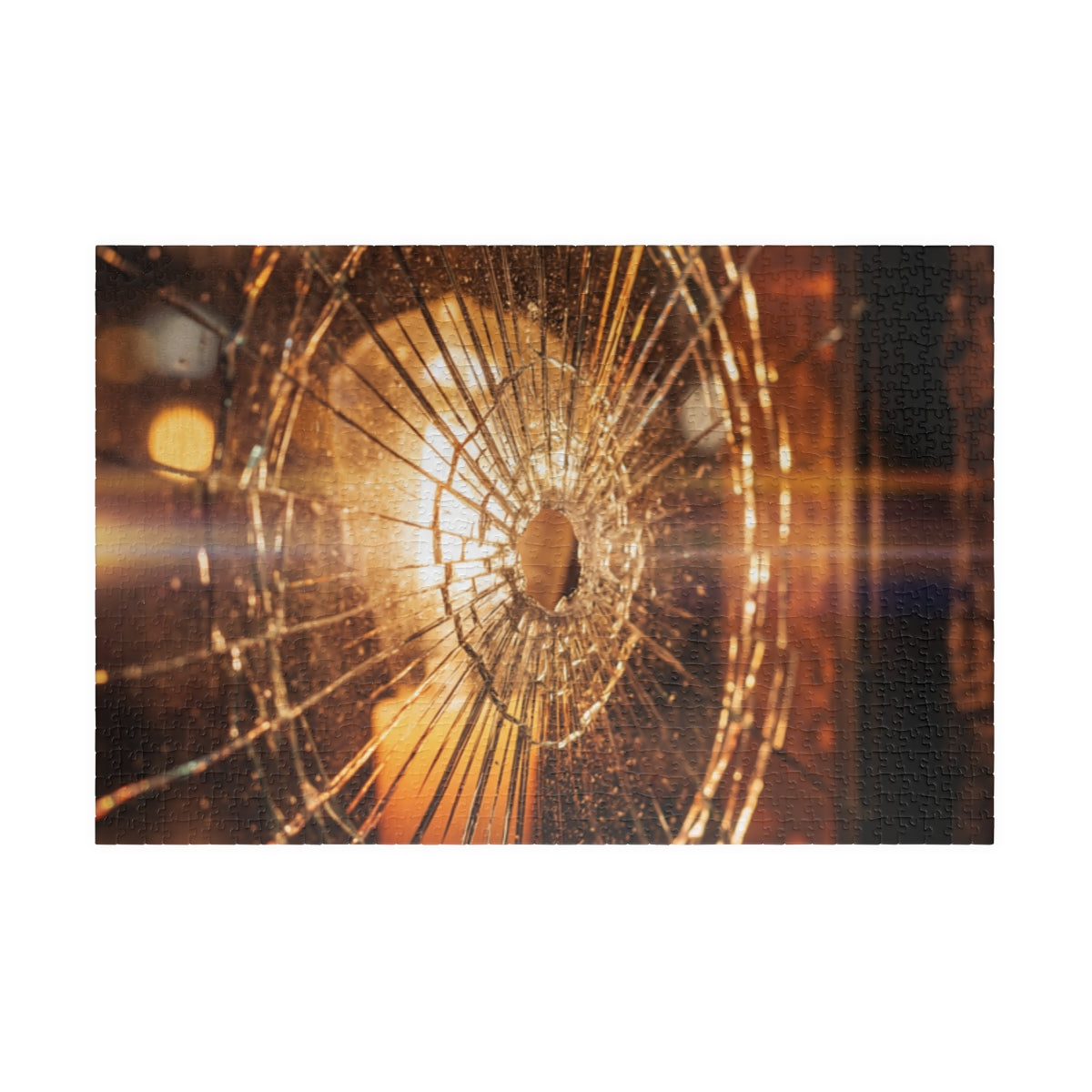 Puzzle - Fractured Light Shattered Glass Art | Echovira...