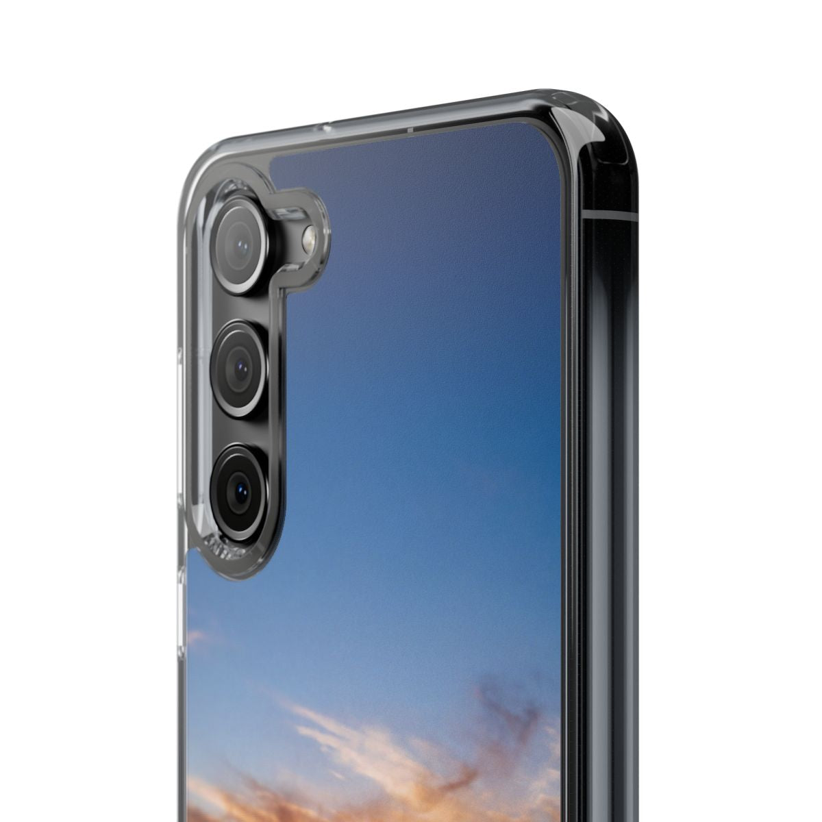 Clear Impact-Resistant Cases - Clear Phone Case - Sunset...
