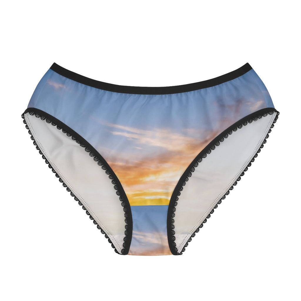 Women's Briefs - Sunset Mountain Trail | Echovira Gallery