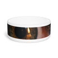 Pet Bowl - Amber Iris Reflection Fine Art Print | Echovira...