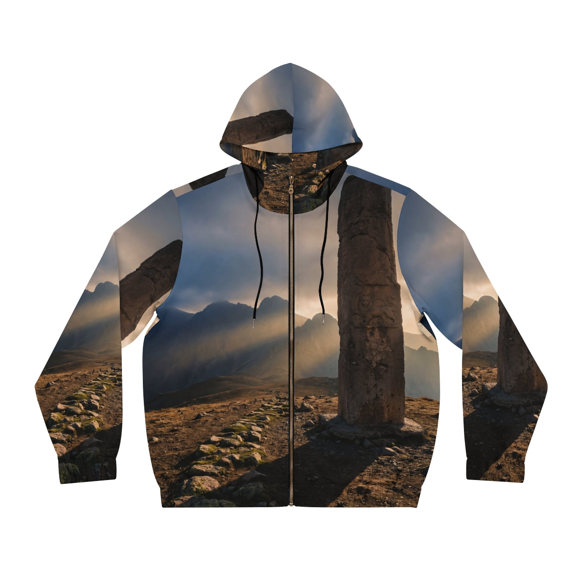 Men's Full-Zip Hoodie - Sunbeams