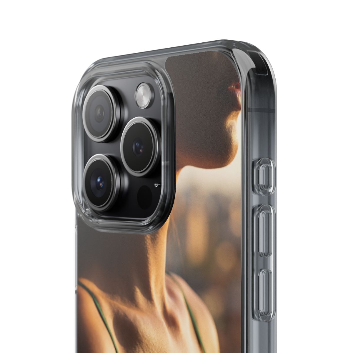 Clear Impact-Resistant Cases - Clear Phone Case - Emerald...