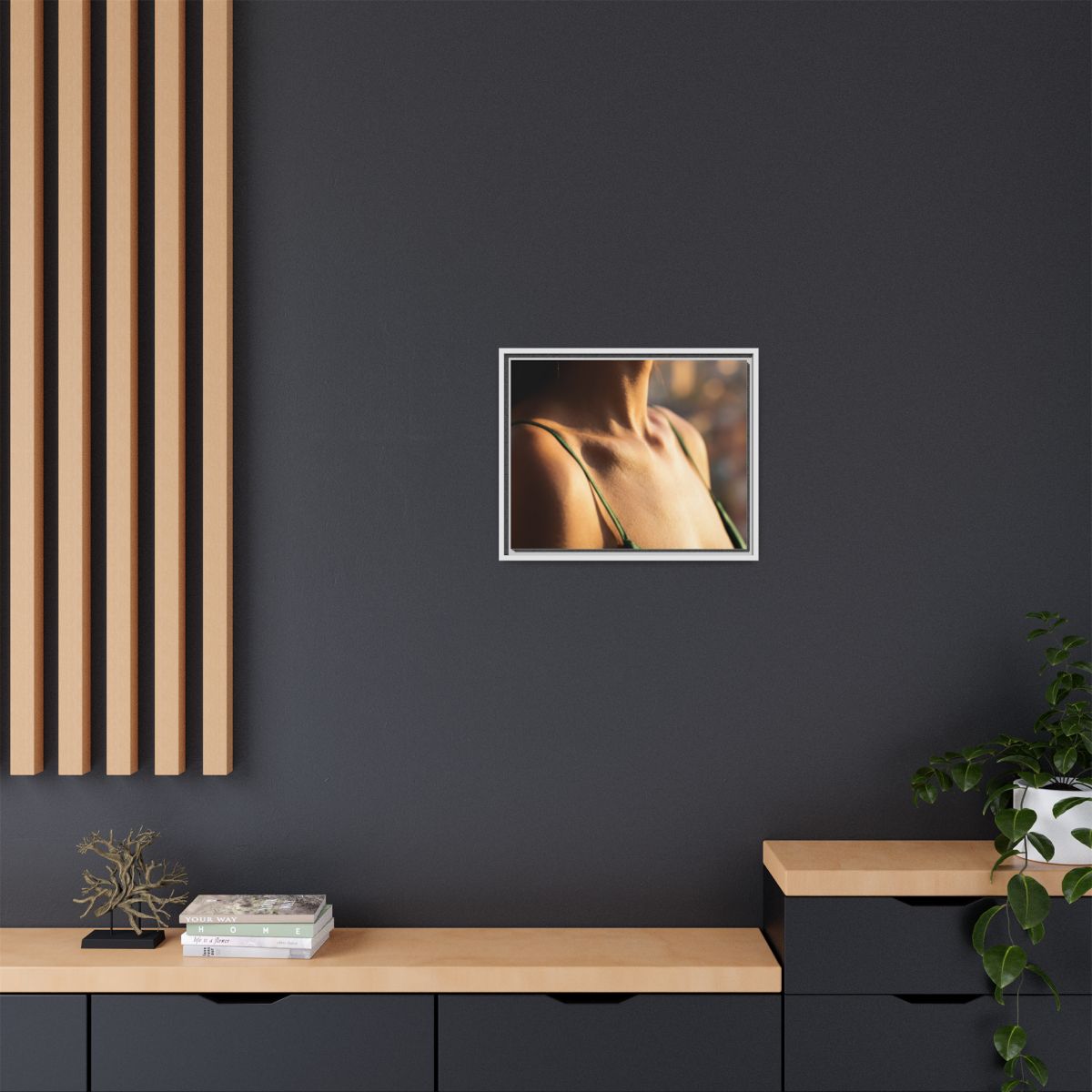Framed Matte Canvas - Sunlit Muse