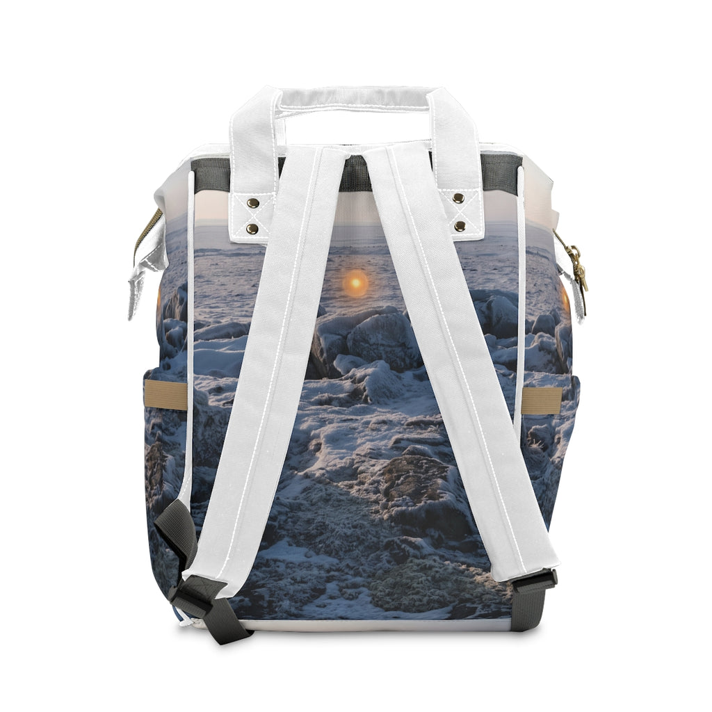 Arctic Sun Landscape Diaper Backpack