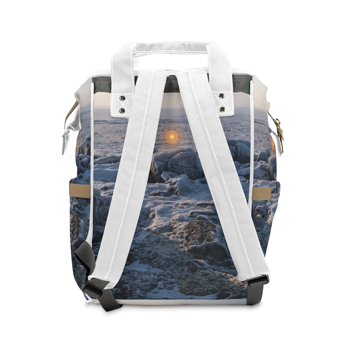 Arctic Sun Landscape Diaper Backpack