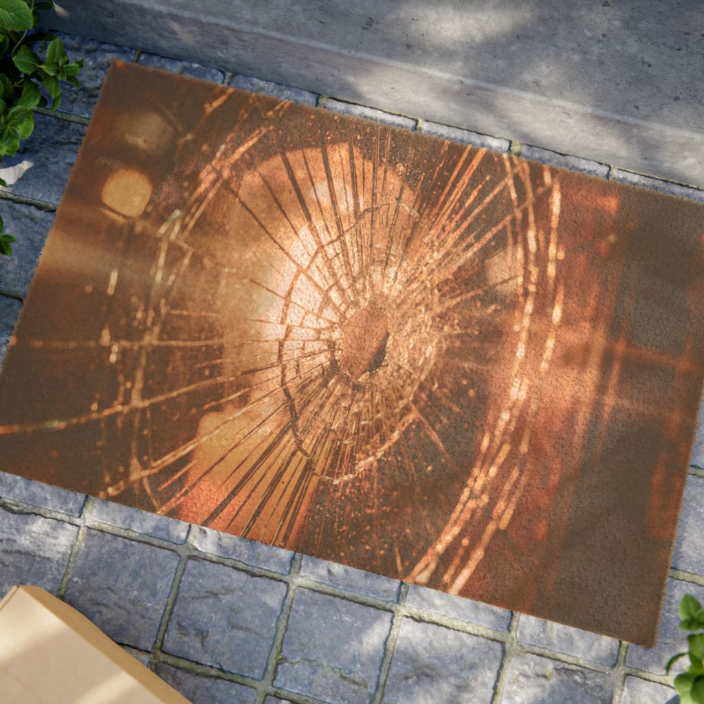 Doormat - Fractured Light - Golden Glass Aesthetic |...