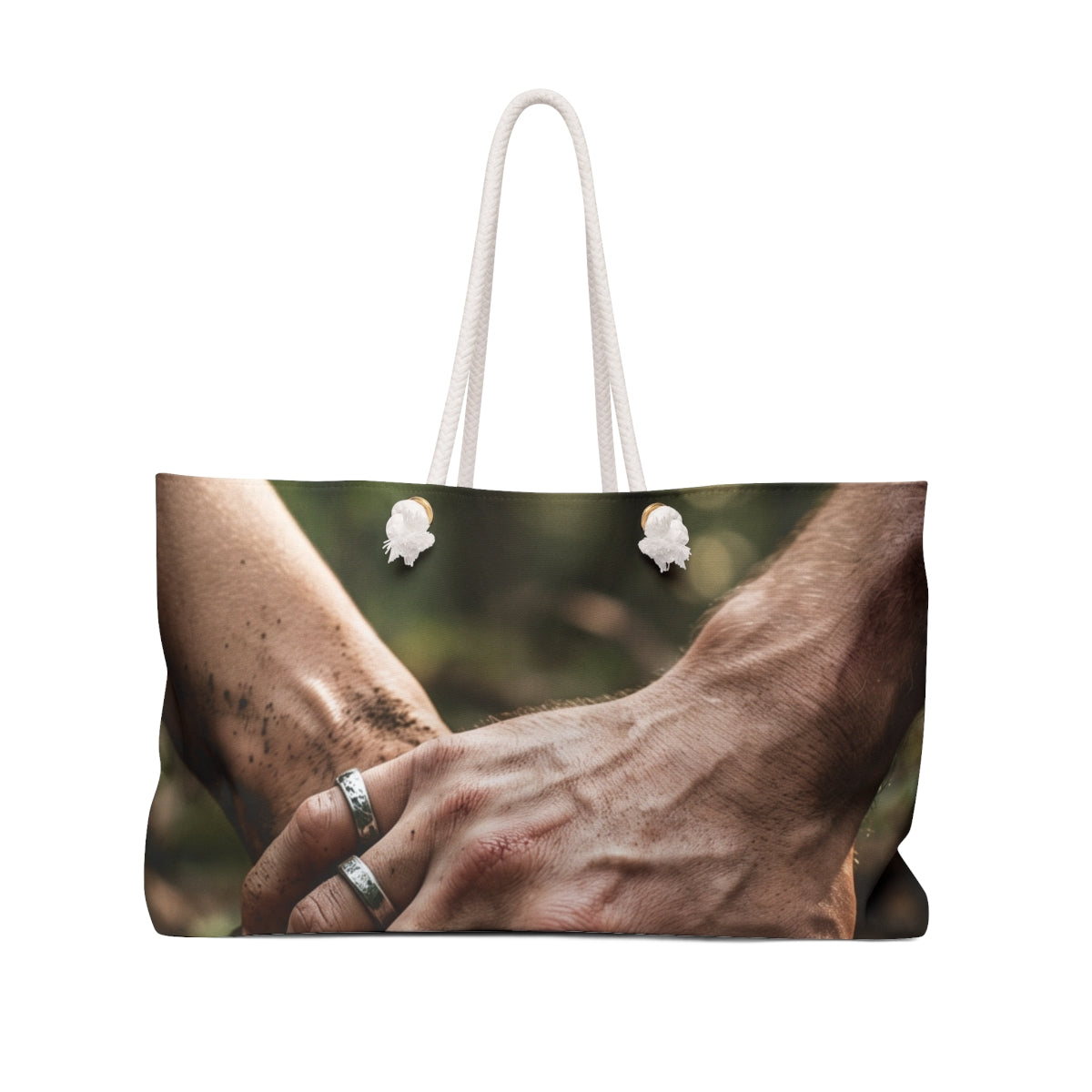 Forest Roots & Hands Weekender Bag