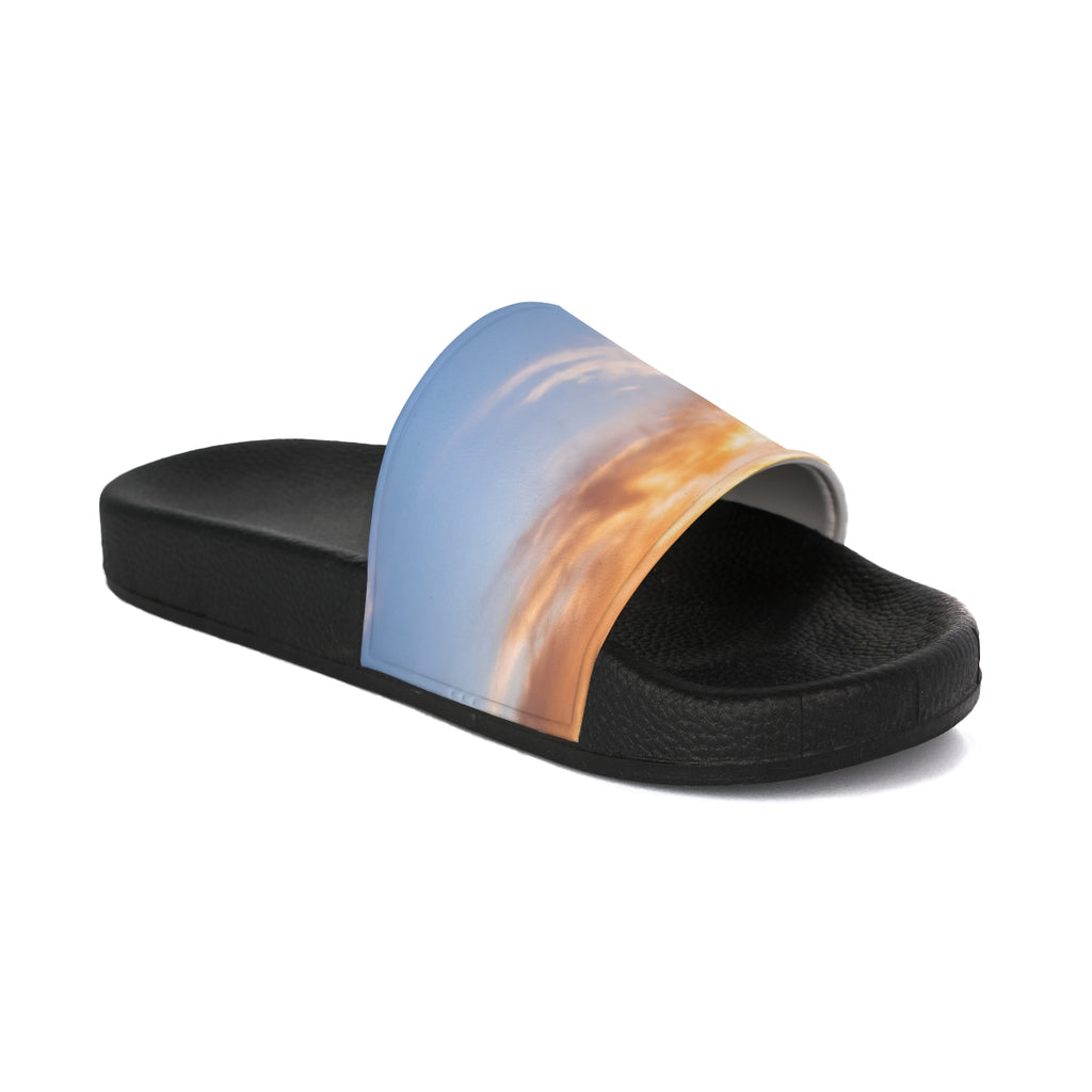 Men's Slide Sandals - Epic Mountain Sunrise