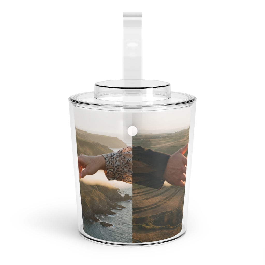 Ice Bucket with Tongs - The Infinite Touch | Ethereal... |...
