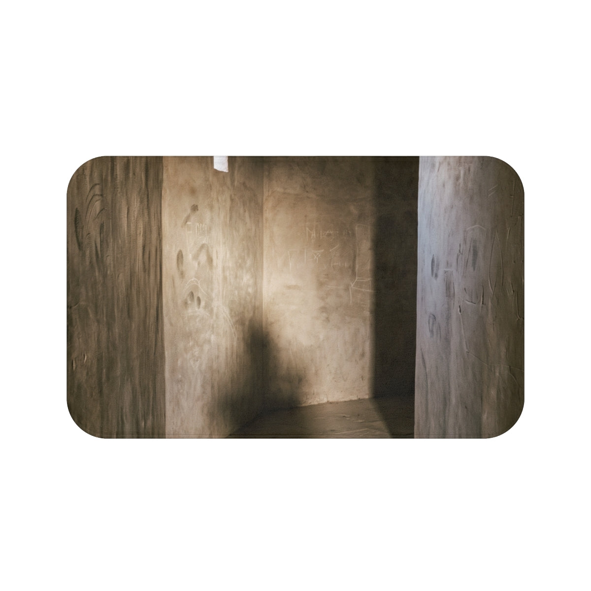 Bath Mat - Shadows of the Citadel moody architectural print...