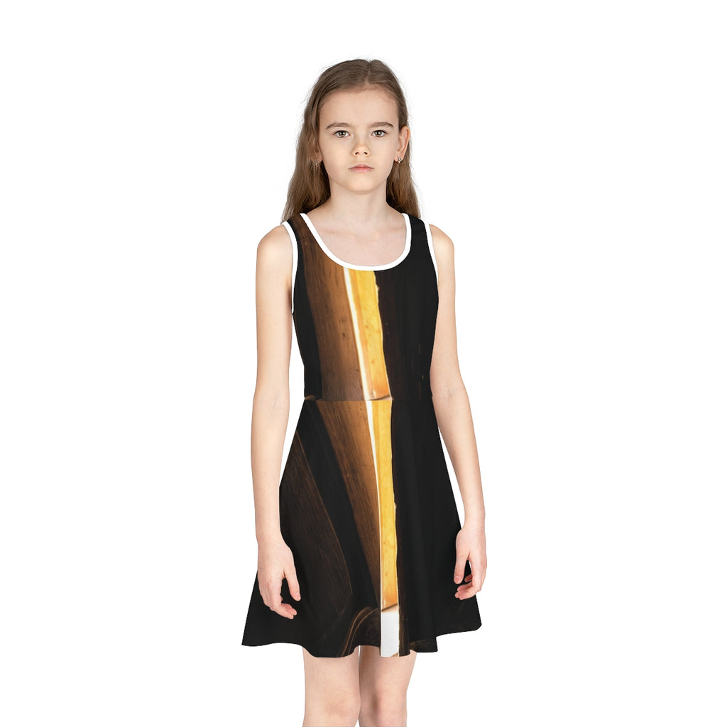 Girls' Sleeveless Sundress Antique Key Art